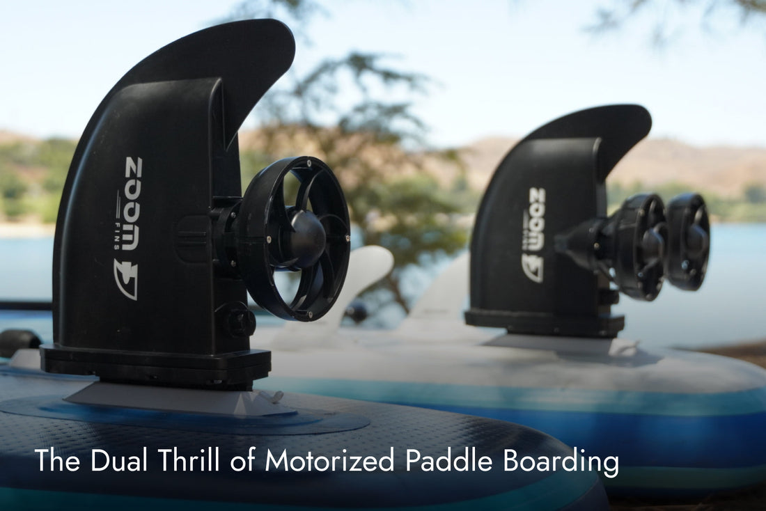 The Dual Thrill of Motorized Paddle Boarding